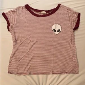 Alien face T-shirt